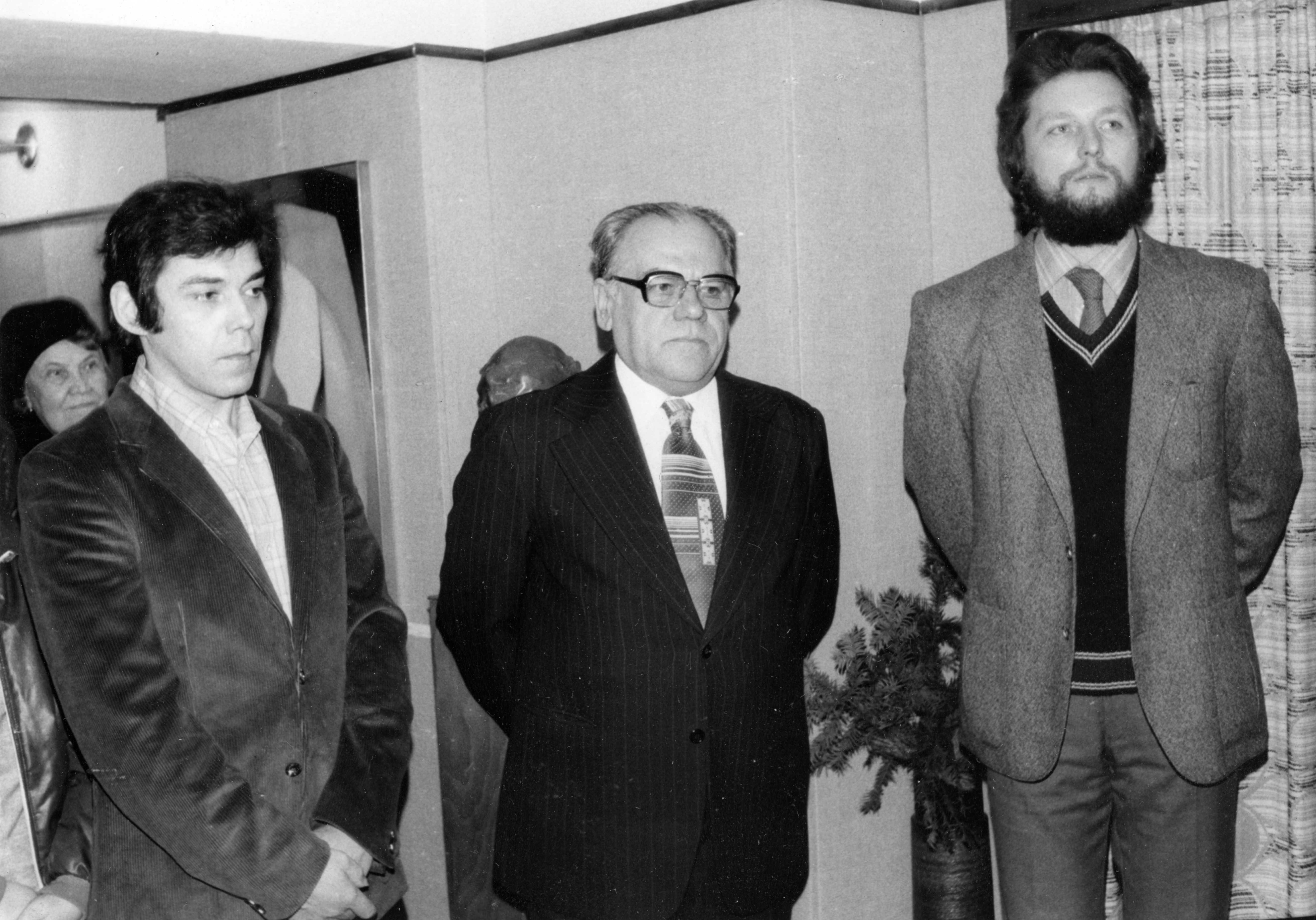 Otec a syn na společné výstavě, kurátor Zbyněk M. Duda